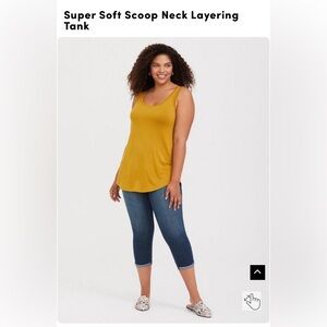 Torrid Super Soft Scoop Neck Layering Tank